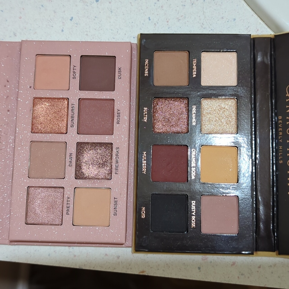 Anastasia Beverly Hills Mini Soft Glam and Glam on the Go palette bundle